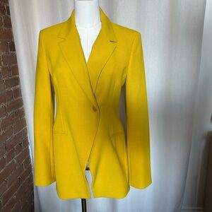 Zara Mustard Yellow Tailored Blazer Size XS